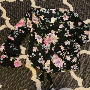 Boho floral top